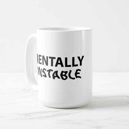 Mental instabil kaffeetasse (Vorderseite Links)