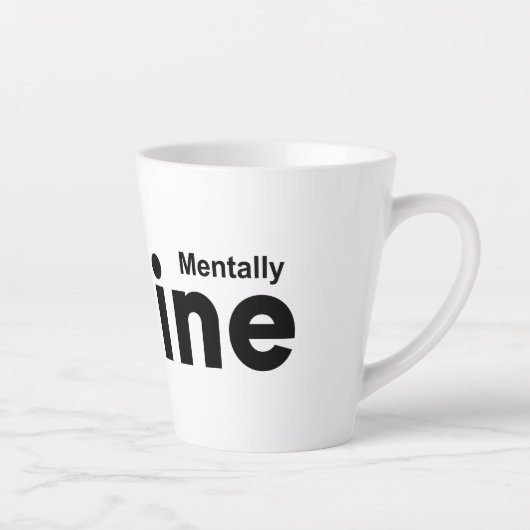 Mental Offline Milchtasse (Rechts)