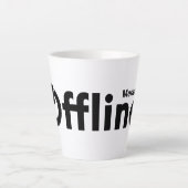 Mental Offline Milchtasse (Vorderseite)