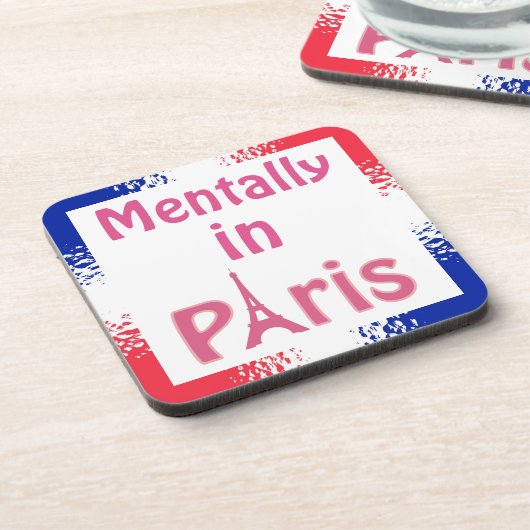 Mental Paris Beverage Coaster Getränkeuntersetzer (Linke Seite)