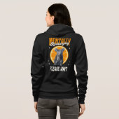 Mental Reladung, bitte warten Koala Orange Hoodie (Schwarz voll)