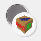 MentalBlock Magnet (Vorderseite/Rückseite)