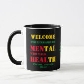 Mentale Gesundheit MÄNNER, DIE HEBERBARER SPRECHEN Tasse (Links)