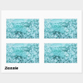 mentale Integration Rechteckiger Aufkleber (Blatt)