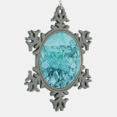 mentale Integration Schneeflocken Zinn-Ornament (Links)