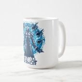 Mentale Rüstung - Hoodie Krieger Figur Kaffeetasse (VorderseiteRechts)