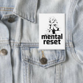 Mentaler Neustart – Edition Stille Reflexion Button (Insitu)