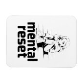 Mentaler Neustart – Edition Stille Reflexion Magnet (Horizontal)