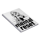 Mentaler Neustart – Edition Stille Reflexion Notizblock (Rechte Seite)