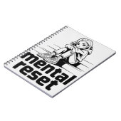 Mentaler Neustart – Edition Stille Reflexion Notizblock (Linke Seite)