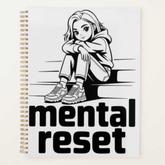 Mentaler Neustart – Edition Stille Reflexion Planer (Vorderseite)