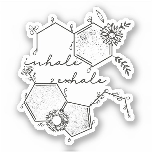 Mentalgesundheit Aufkleber (Vorderseite)