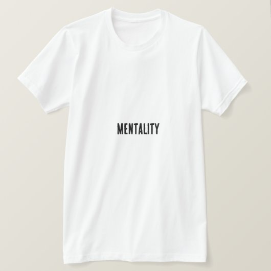 Mentalität gewinnender T - Shirt - Motivierend Spo (Design vorne)
