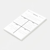 Mentalitäts-Reset-Tool Post-it Klebezettel (angewinkelt)
