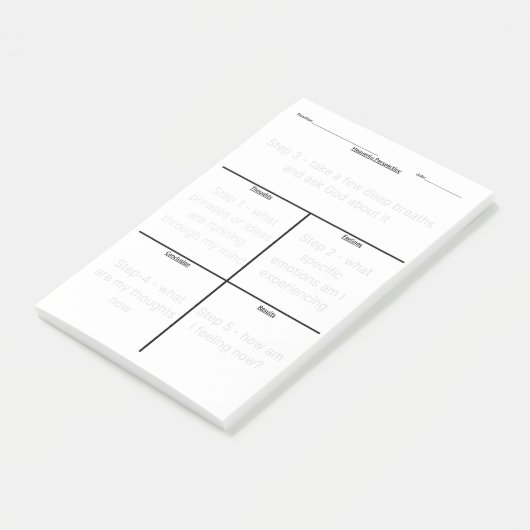 Mentalitäts-Reset-Tool Post-it Klebezettel (angewinkelt)