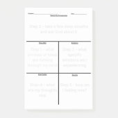 Mentalitäts-Reset-Tool Post-it Klebezettel (Vorderseite)