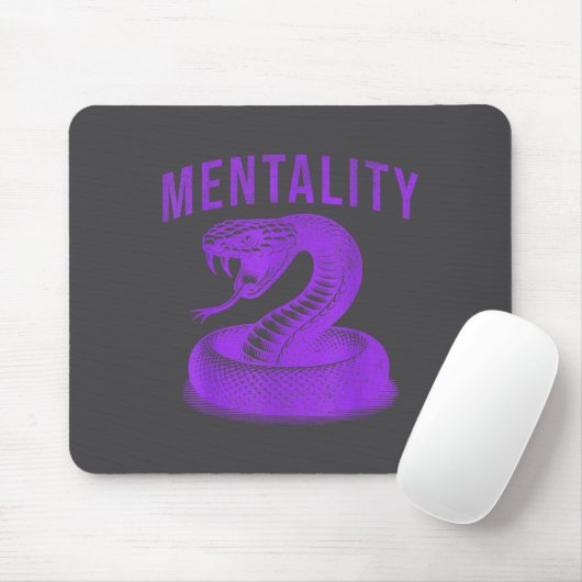 Mentality Mindset Snake Motivation Of Chamons Bask Mousepad (Mit Mouse)