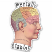 Mentalkleber Aufkleber (Vorderseite)