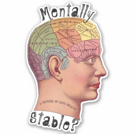 Mentalkleber Aufkleber (Vorderseite)