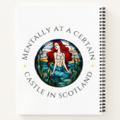 Mentally auf einem Burgfest in Schottland | Babybl Notizblock (Rückseite)