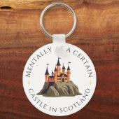 Mentally auf einem Burgfest in Schottland | Fantas Schlüsselanhänger (Vorderseite)