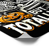 Mentally Ill But Totally Chill Halloween Costume S Poster (Ecke)