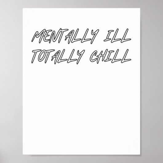 Mentally Ill Poster (Vorne)