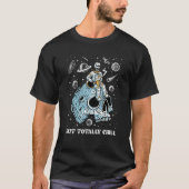 Mentally Ill Totally Chill Skeleton Astronaut Ment T-Shirt (Vorderseite)