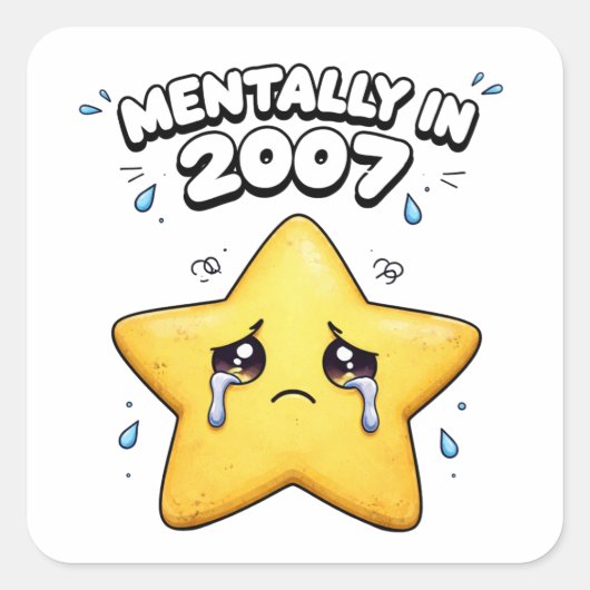 Mentally in 2007 Star Sticker (Vorderseite)