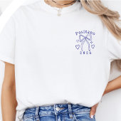 Mentally in Italy Coquette Bow Custom Destination T-Shirt