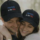 Mentally in the 90s Hat Embroidered Baseball Cap Bestickte Baseballkappe