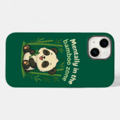 Mentally in the Bamboo Zone – Cute Panda iPhone Ca Case-Mate iPhone Hülle (Rückseite (Horizontal))