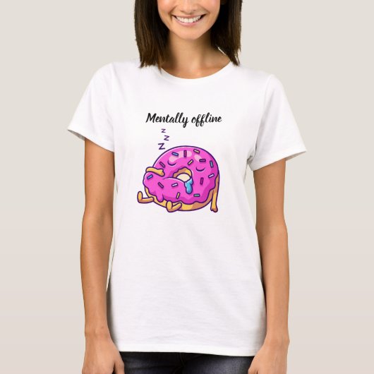 Mentally Offline Grafik T-Shirt (Vorderseite)