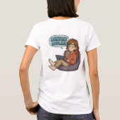 Mentally Offline Indie T - Shirt - Niedlicher Cart (Rückseite)