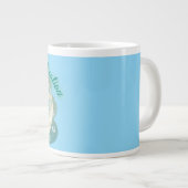 mentally on vacation design Jumbo-Tasse (Vorderseite Rechts)