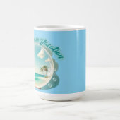 mentally on vacation design kaffeetasse (Mittel)