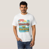 Mentally On Vacation Funny Work Life Balance Tee. T-Shirt (Vorne ganz)
