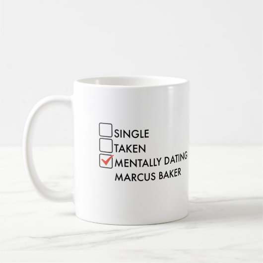 Mentally verabreden Marcus Baker Ginny und Georgia Kaffeetasse (Links)