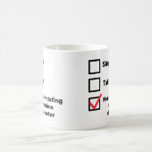 Mentally verabredete eine Animzeichensymbole-Tasse Kaffeetasse (Mittel)