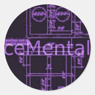 Mentalstift Runder Aufkleber