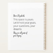 mente fürerte. corazón blando - Motivación feminis Planer (Rückseite)