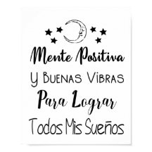 Mente positiva y buenas vibrias
