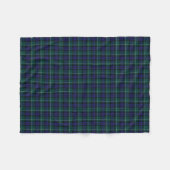 Menteith Scotland District Tartan Fleece Blanket (Vorderseite (Horizontal))