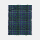 Menteith Scotland District Tartan Fleece Blanket (Vorderseite)