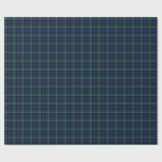 Menteith Scotland District Tartan Geschenkpapier (Flach)