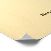 Menthe, Minze-Pflanze Poster (Ecke)