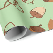 Menthol Green Seamless Wrapping Paper: Hazelnut Geschenkpapier (Rolleneckpunkt)