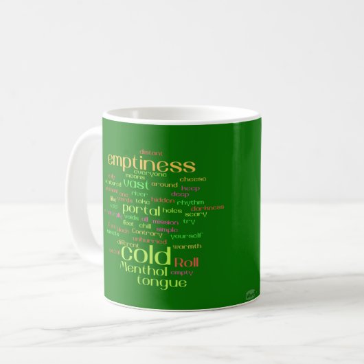 Menthol Kaffeetasse (Vorderseite Links)