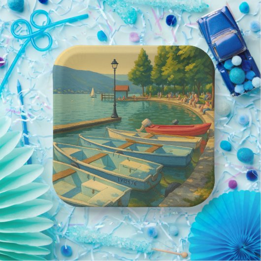 Menthon Saint Bernard Pappteller (Party)