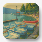 Menthon Saint Bernard Pappteller (Vorderseite)